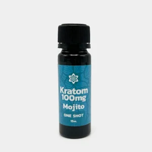 Kratom Shots 100 mg - Cafeïne - Mojito - 15ml